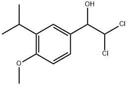 2,2-Dichloro-1-(3-isopropyl-4-methoxyphenyl)ethanol Structure