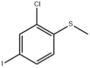 (2-Chloro-4-iodophenyl)(methyl)sulfane Structure