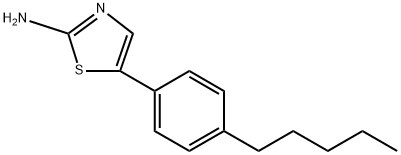 5-(4-pentylphenyl)thiazol-2-amine Structure