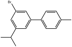 3-Bromo-5-isopropyl-4'-methyl-1,1'-biphenyl Structure