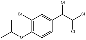 1-(3-Bromo-4-isopropoxyphenyl)-2,2-dichloroethanol Structure