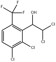 2,2-Dichloro-1-(2,3-dichloro-6-(trifluoromethyl)phenyl)ethanol Structure