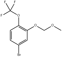 4-Bromo-2-(methoxymethoxy)-1-(trifluoromethoxy)benzene Structure