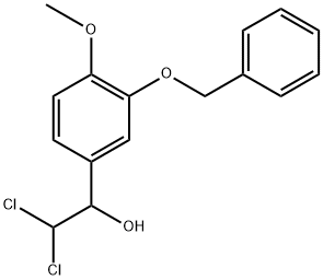 1-(3-(Benzyloxy)-4-methoxyphenyl)-2,2-dichloroethanol Structure