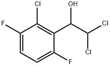 2,2-Dichloro-1-(2-chloro-3,6-difluorophenyl)ethanol Structure