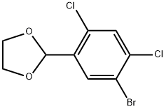 2-(5-Bromo-2,4-dichlorophenyl)-1,3-dioxolane Structure