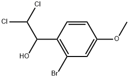 1-(2-Bromo-4-methoxyphenyl)-2,2-dichloroethanol Structure