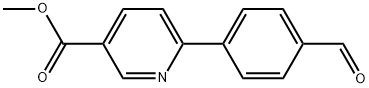 Methyl 6-(4-formylphenyl)nicotinate Structure