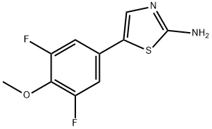 5-(3,5-Difluoro-4-methoxyphenyl)thiazol-2-amine Structure