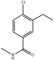 4-Chloro-3-ethyl-N-methylbenzamide Structure