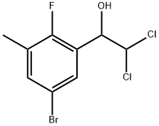 1-(5-Bromo-2-fluoro-3-methylphenyl)-2,2-dichloroethanol Structure