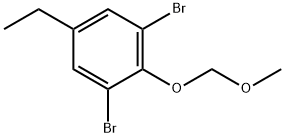 1,3-Dibromo-5-ethyl-2-(methoxymethoxy)benzene Structure