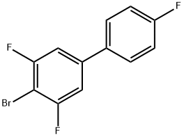 4-Bromo-3,4',5-trifluoro-1,1'-biphenyl Structure