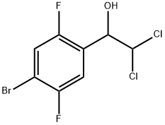 1-(4-Bromo-2,5-difluorophenyl)-2,2-dichloroethanol Structure