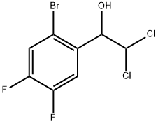 1-(2-Bromo-4,5-difluorophenyl)-2,2-dichloroethanol Structure