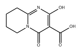 2-Hydroxy-4-oxo-6,7,8,9-tetrahydro-4H-pyrido[1,2-a]pyrimidine-3-carboxylic acid Structure