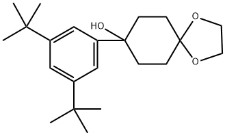 8-(3,5-di-tert-butylphenyl)-1,4-dioxaspiro[4.5]decan-8-ol Structure