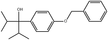 α,α-Bis(1-methylethyl)-4-(phenylmethoxy)benzenemethanol Structure