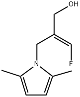 1H-Pyrrole-1-propanol, β-(fluoromethylene)-2,5-dimethyl-, (βE)- Structure