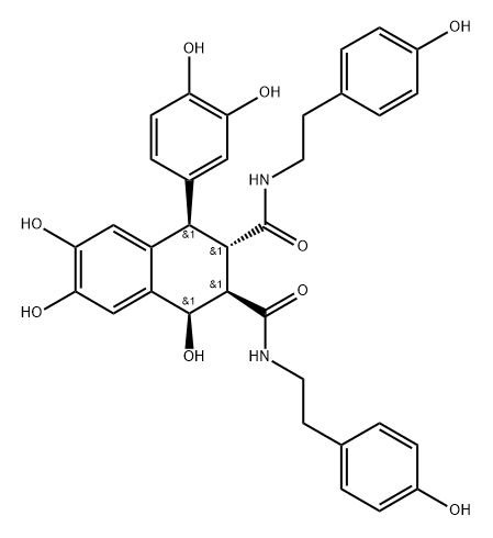 Cannabisin P Structure