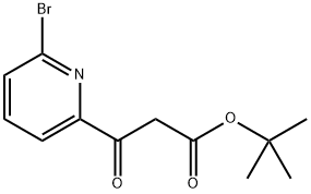 tert-Butyl 3-(6-bromopyridin-2-yl)-3-oxopropanoate Structure