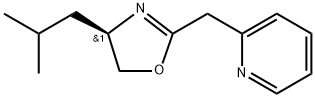 Pyridine, 2-[[(4R)-4,5-dihydro-4-(2-methylpropyl)-2-oxazolyl]methyl]- 구조식 이미지