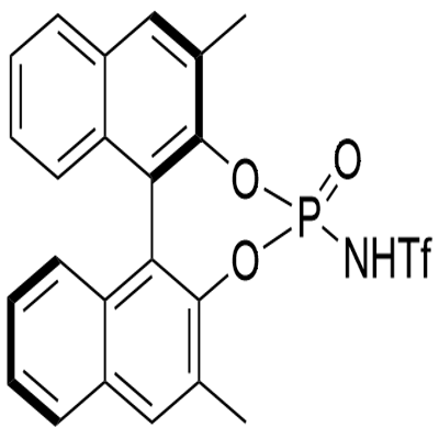 N-((11bR)-2,6-Dimethyl-4-oxidodinaphtho[2,1-d:1',2'-f][1,3,2]dioxaphosphepin-4-yl)-1,1,1-trifluoromethanesulfonamide Structure