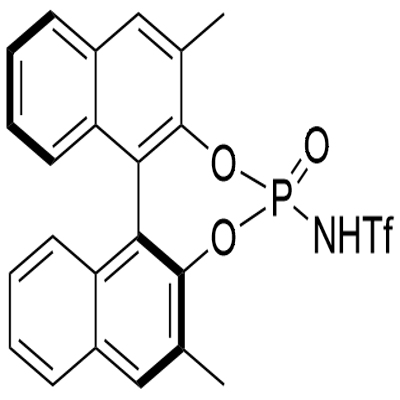 N-((11bS)-2,6-Dimethyl-4-oxidodinaphtho[2,1-d:1',2'-f][1,3,2]dioxaphosphepin-4-yl)-1,1,1-trifluoromethanesulfonamide Structure