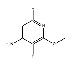 6-Chloro-3-fluoro-2-methoxypyridin-4-amine Structure