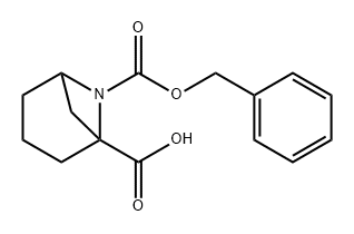 6-Aza-bicyclo[3.1.1]heptane-1,6-dicarboxylic acid 6-benzyl ester Structure