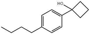 1-(4-butylphenyl)cyclobutanol Structure