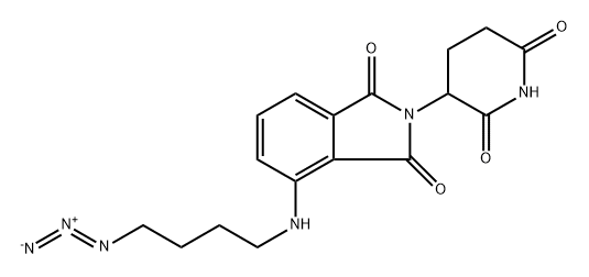 4-((4-azidobutyl)amino)-2-(2,6-dioxopiperidin-3-yl)isoindoline-1,3-dione Structure