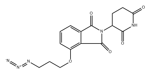 4-(3-azidopropoxy)-2-(2,6-dioxopiperidin-3-yl)isoindoline-1,3-dione Structure