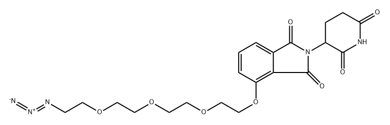 Thalidomide-O-PEG3-azide Structure