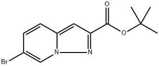 tert-Butyl 6-bromopyrazolo[1,5-a]pyridine-2-carboxylate Structure