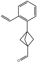 3-(2-Vinyl-phenyl)-bicyclo[1.1.1]pentane-1-carbaldehyde Structure