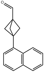 3-Naphthalen-1-yl-bicyclo[1.1.1]pentane-1-carbaldehyde Structure