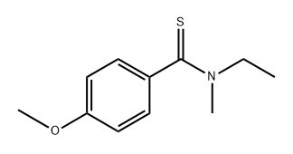 N-ethyl-4-methoxy-N-methylbenzothioamide Structure