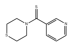 pyridin-3-yl(thiomorpholino)methanethione Structure