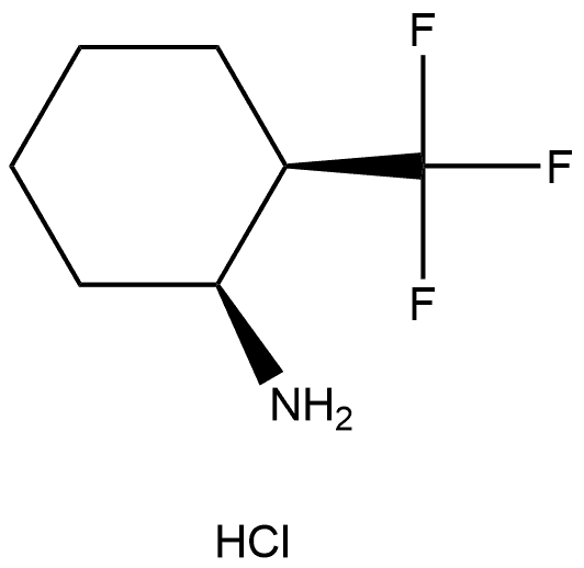 (1S,2R)-2-Trifluoromethyl-cyclohexylamine hydrochloride Structure