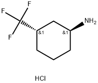 (1S,3S)-3-Trifluoromethyl-cyclohexylamine hydrochloride Structure