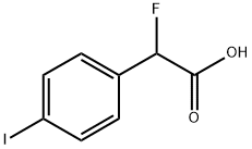 2-Fluoro-2-(4-iodophenyl)acetic acid Structure