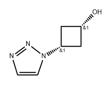 cis-3-(triazol-1-yl)cyclobutanol Structure