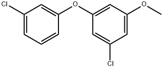 1-Chloro-3-(3-chlorophenoxy)-5-methoxybenzene Structure