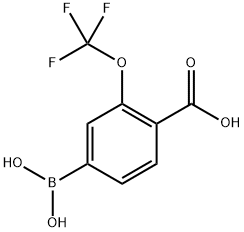 4-borono-2-(trifluoromethoxy)benzoic acid Structure