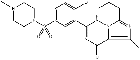 N-methyl-O-desethyl vardenafil 구조식 이미지