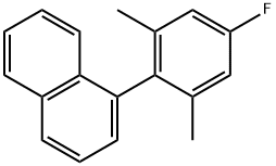 1-(4-Fluoro-2,6-dimethylphenyl)naphthalene Structure