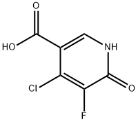 4-Chloro-5-fluoro-6-oxo-1,6-dihydropyridine-3-carboxylic acid 구조식 이미지