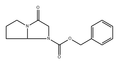 Benzyl 3-oxohexahydro-1H-pyrrolo[1,2-a]imidazole-1-carboxylate Structure