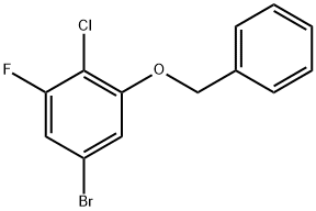 1-(benzyloxy)-5-bromo-2-chloro-3-fluorobenzene Structure